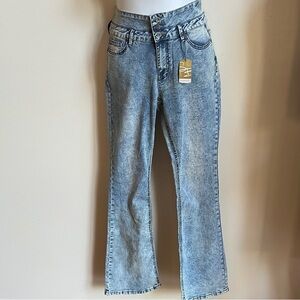 Chic Light Blue Flare Jeans